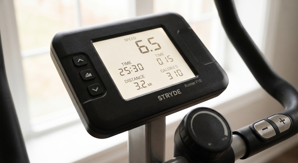 STRYDE Runner F10 – LED-Display und Bedienung