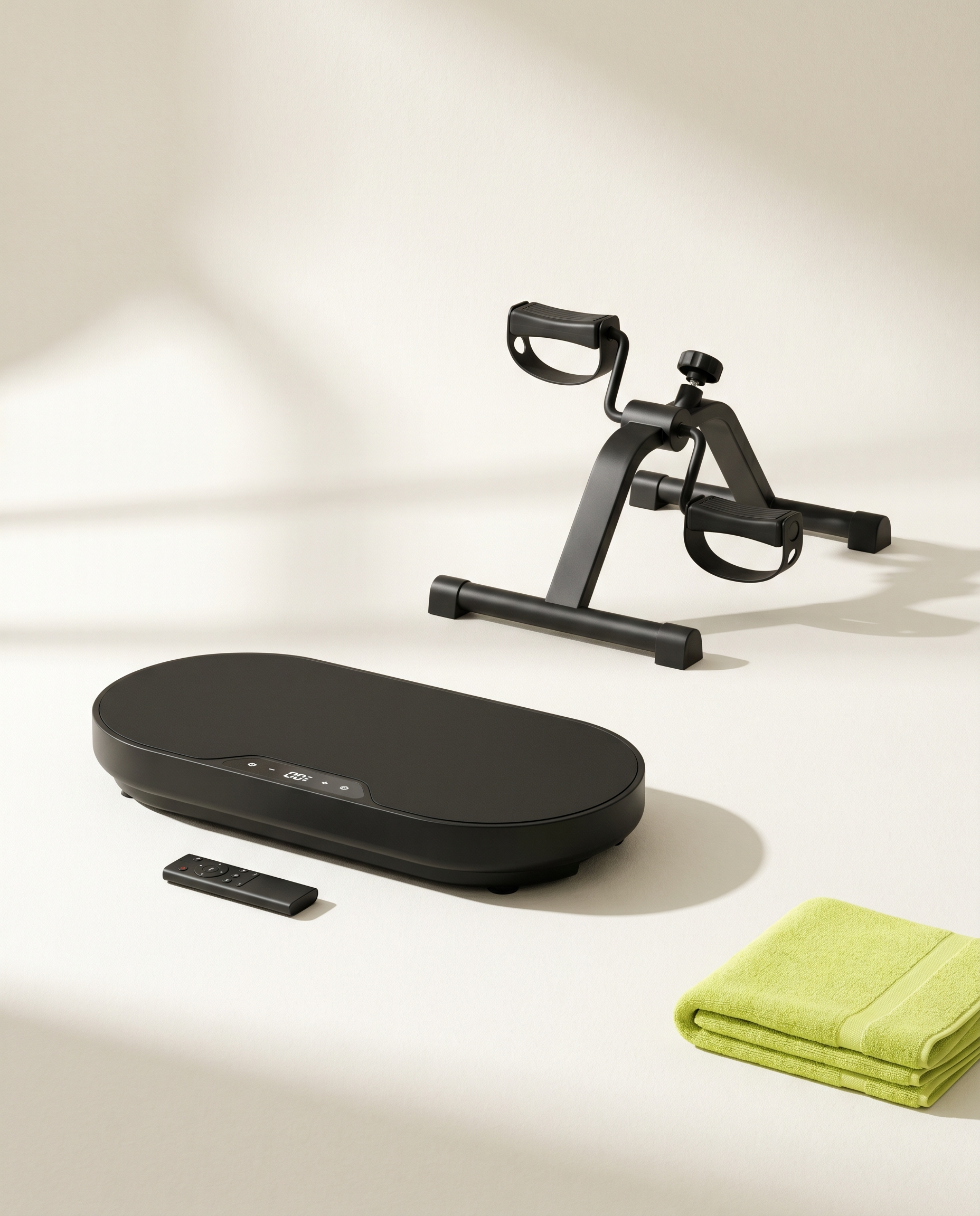 STRYDE Recovery Duo – Vibrationsplatte und Pedaltrainer